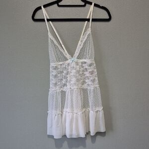 Gilligan & O'Malley White Lace Bridal Lingerie. Size XL. NWT.